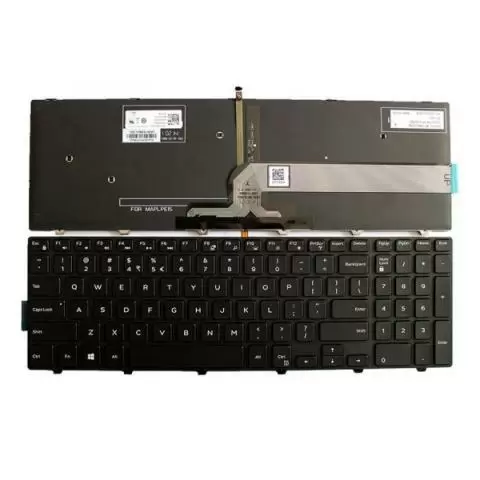 GinTai Keyboard Replacement for Dell Inspiron 15 5000 Series 15-3000 3542 3543 3551 3552 5542 5545 5547 P39F 5755 5551 5558 5552 5758 5759 7557 7559 5559 17 5748 5749 5755 0KPP2C 0KF8C3 with Backlit 