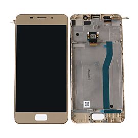 For ASUS Zenfone 3S Max ZC521TL LCD Screen Assembly with Frame - Gold