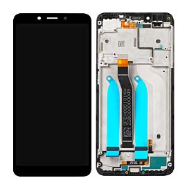 For Redmi 6 LCD Screen Assembly with Frame - Black