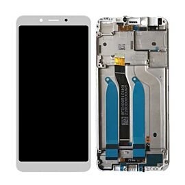 For Redmi 6A LCD Screen Assembly with Frame - White