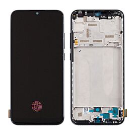 Refurbished For Xiaomi Mi A3 AMOLED Screen Assembly with Frame - Black