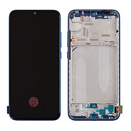 For Xiaomi Mi A3 LCD Screen Assembly with Frame - Blue