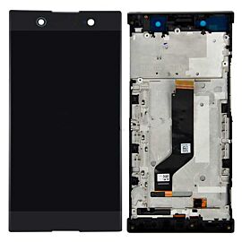 For Sony Xperia XA1 Ultra C7 LCD Screen Assembly with Single SIM Frame - Black