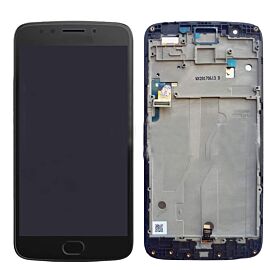 For Motorola Moto E4 Plus LCD Screen Assembly with Frame - Black