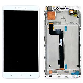 For Xiaomi Mi Max 2 Max2 LCD Screen Assembly with Frame - White