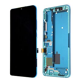 Refurbished For Xiaomi Mi Note 10 AMOLED Screen Assembly with Frame - Green