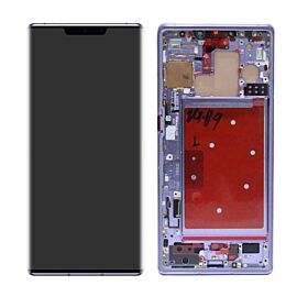 Refurbished For Huawei Mate 30 Pro OLED Screen Assembly with Frame - Silver
