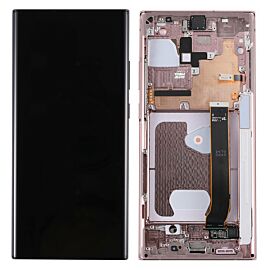 For Samsung Galaxy Note20 Ultra 5G N986 AMOLED Screen Assembly with Frame - Gold
