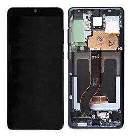 Refurbished For Samsung Galaxy S20+ S20 Plus G985 AMOLED Screen Assembly - Black