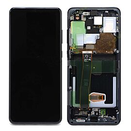 Refurbished For Samsung Galaxy S20 Ultra G988 AMOLED Screen Assembly - Black