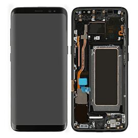 Refurbished For Samsung Galaxy S8 Plus G955 Super AMOLED Screen Assembly with Frame - Blue