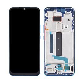 For Xiaomi Mi 10 Lite 5G OLED Screen Assembly with Frame - Blue