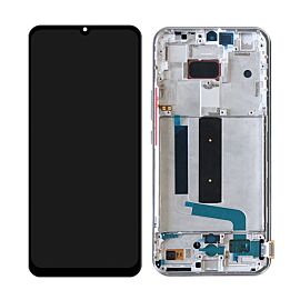 Refurbished For Xiaomi Mi 10 Lite 5G AMOLED Screen Assembly with Frame - Silver