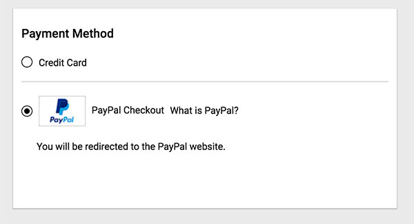 paypal payment
